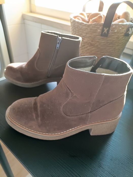 Botim de Camurça Bota  Tam 36