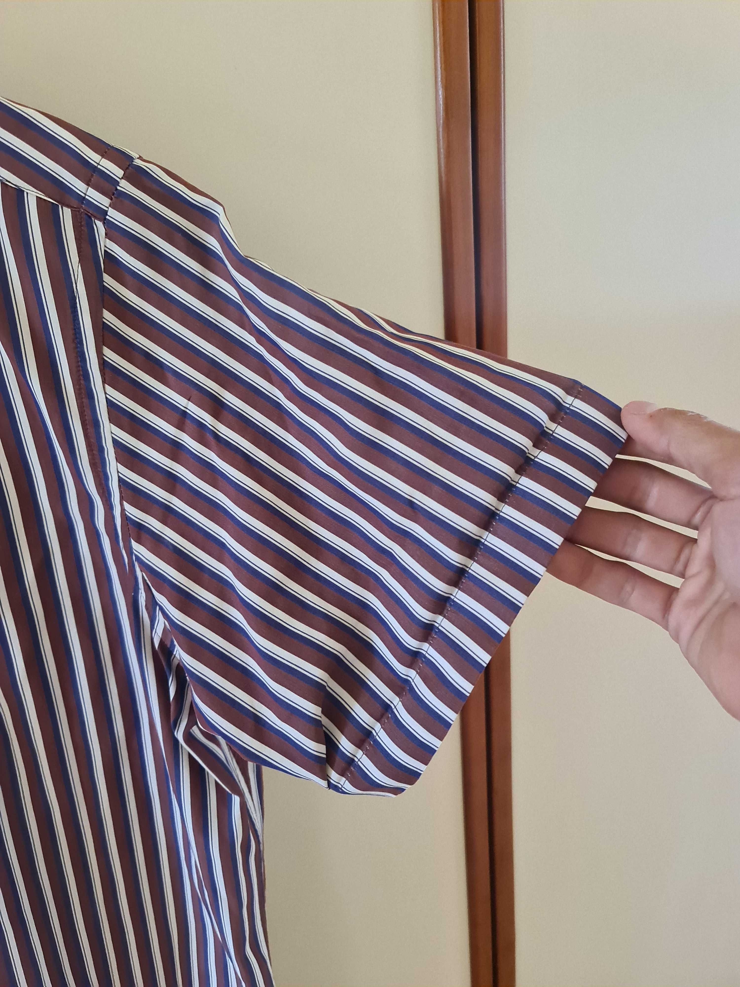 Camisa Dunil Slim Fit Tamanho M Manga Curta Shirt