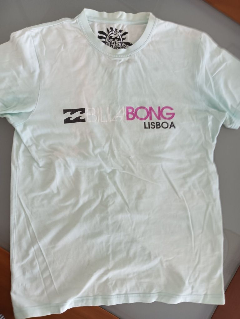 Tshirt	Billlabong - Lisboa	Tamanho S	usada em bom estado