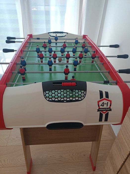 Piłkarzyki, bilard, ping pong, cymbergaj ( stół 4w1) SMOBY