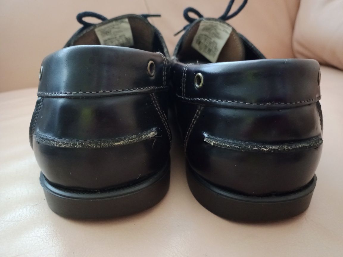 Buty mokasyny lofery skórzane męskie rozmiar 45/29