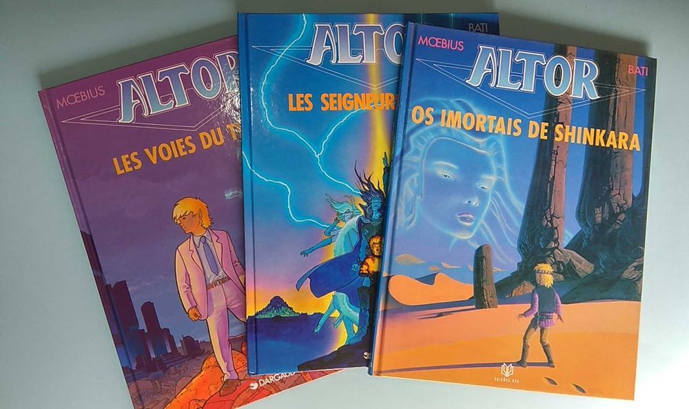 ALTOR - por Moebius & Bati - Volumes 4,5,6 em PT e FR inéditos.