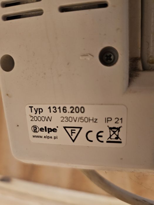 Grzejnik elektryczny olejowy elpe 2000 w