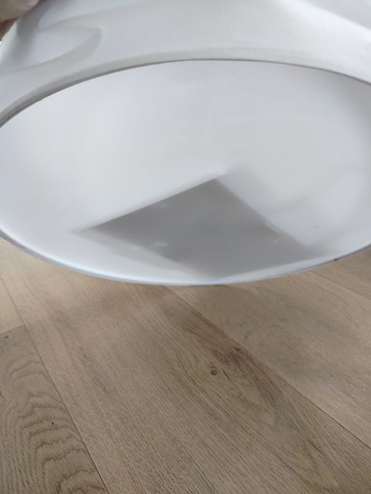 Plafon biały 40 cm średnica