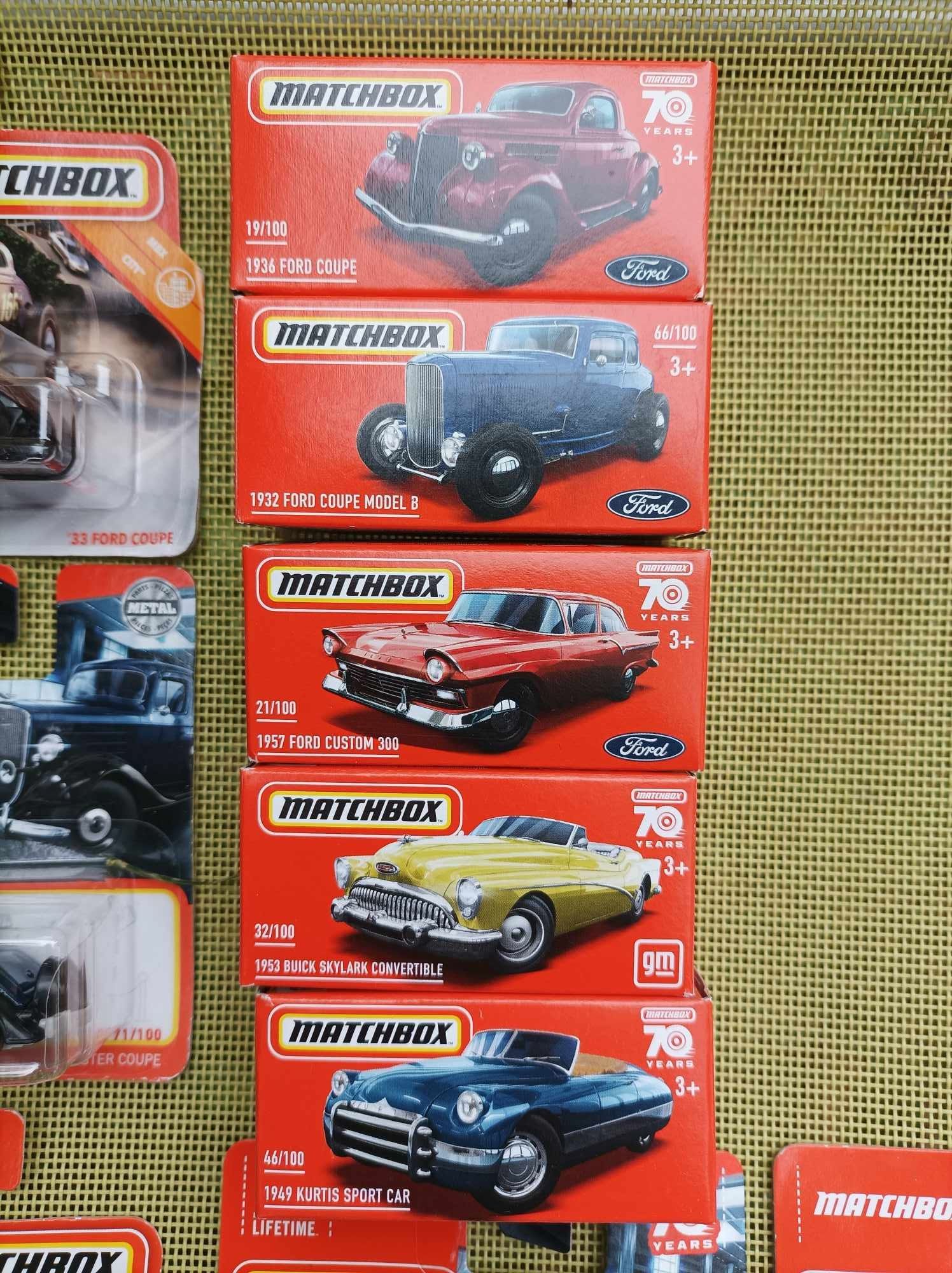 10 modeli amerykańskich samochodów retro z lat 30-70 z Matchebox