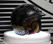 Kask motocyklowy CASSIDA ESO WŁÓKNO szklane pod intercom XS-3XL