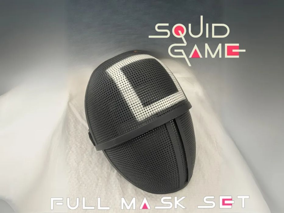 Conjunto Completo de Máscaras de Guardas Squid Game