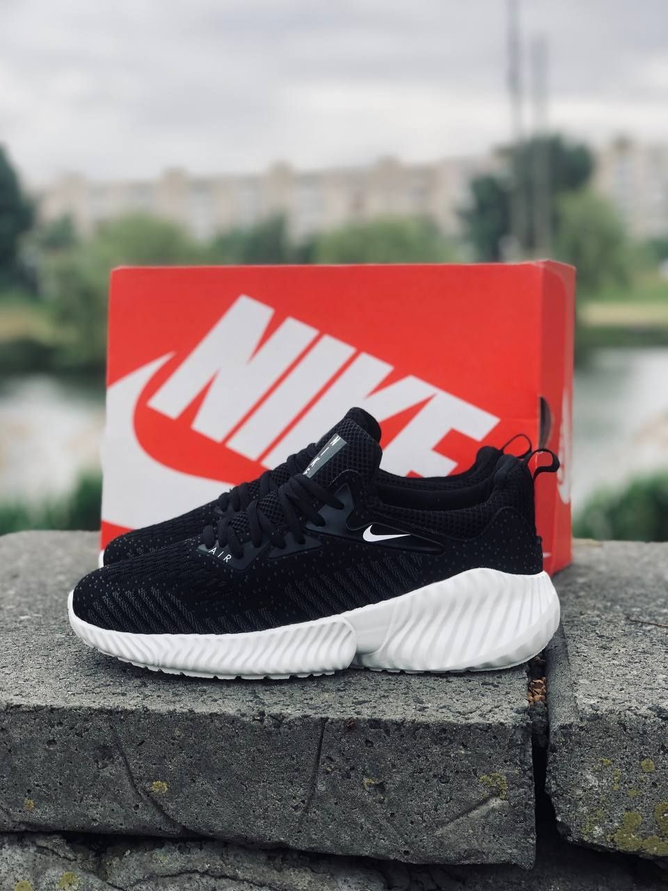 Мужские кроссовки Nike Летние черные кросовки Найк Кросівки Найк