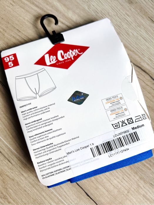 Nowe zaplombowane bokserki Lee Cooper rozm. S / M 36 / 38