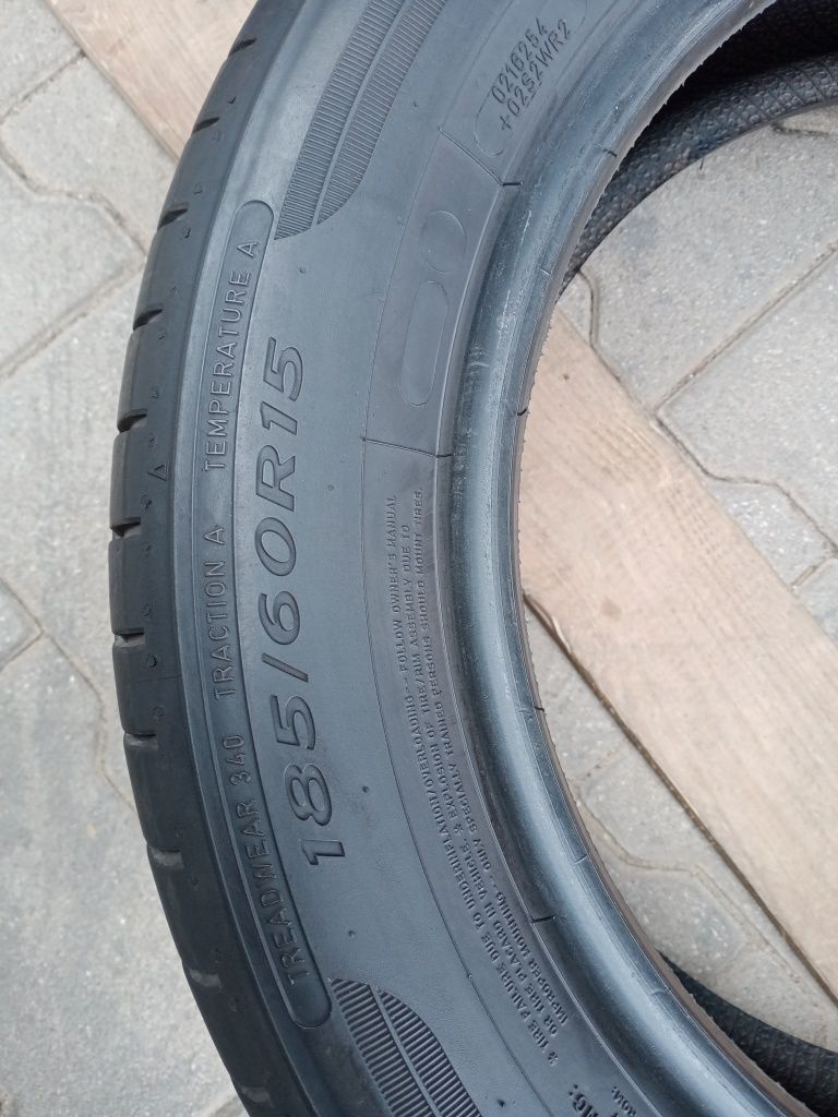 2x Dunlop 185/60/15