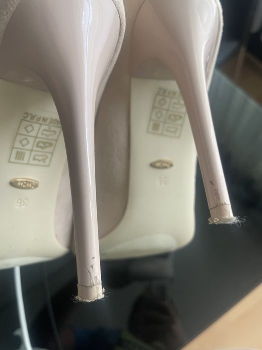 Szpilki bezowe deezee r37