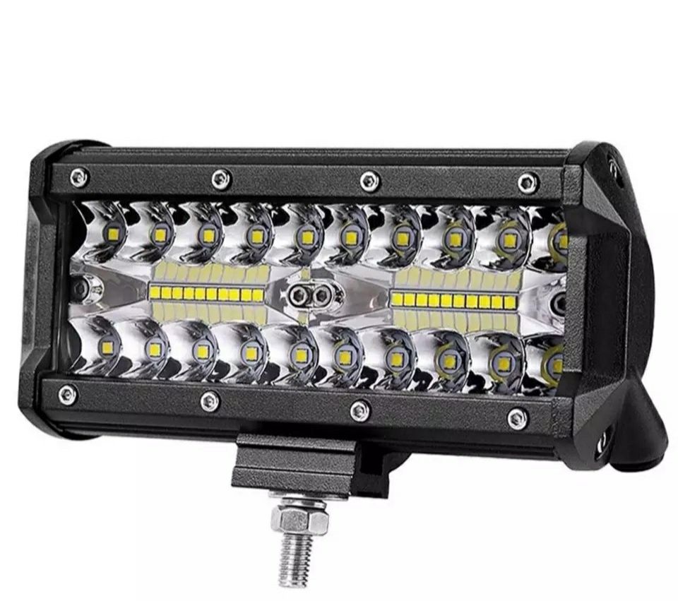 Фара светодиодная Противотуманка 7" 120w Led балка рабочий свет ДХО