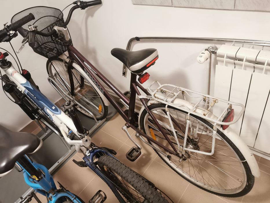 Rower damski damka miejski kosz 53cm fioletowy Shimano nexus 3