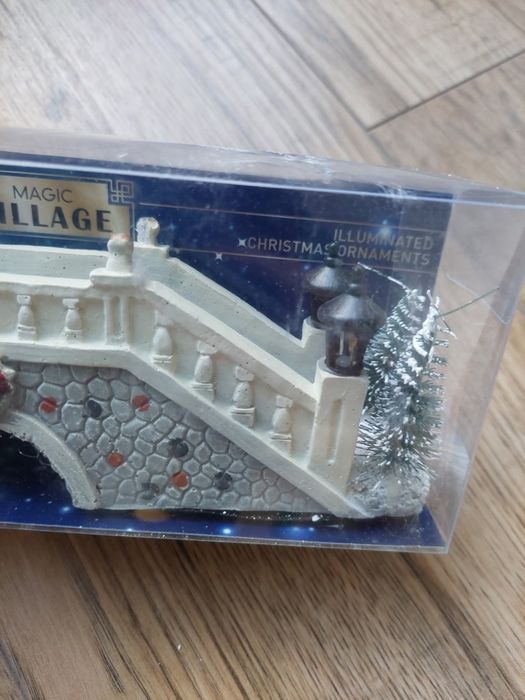 Most świąteczny led magic village