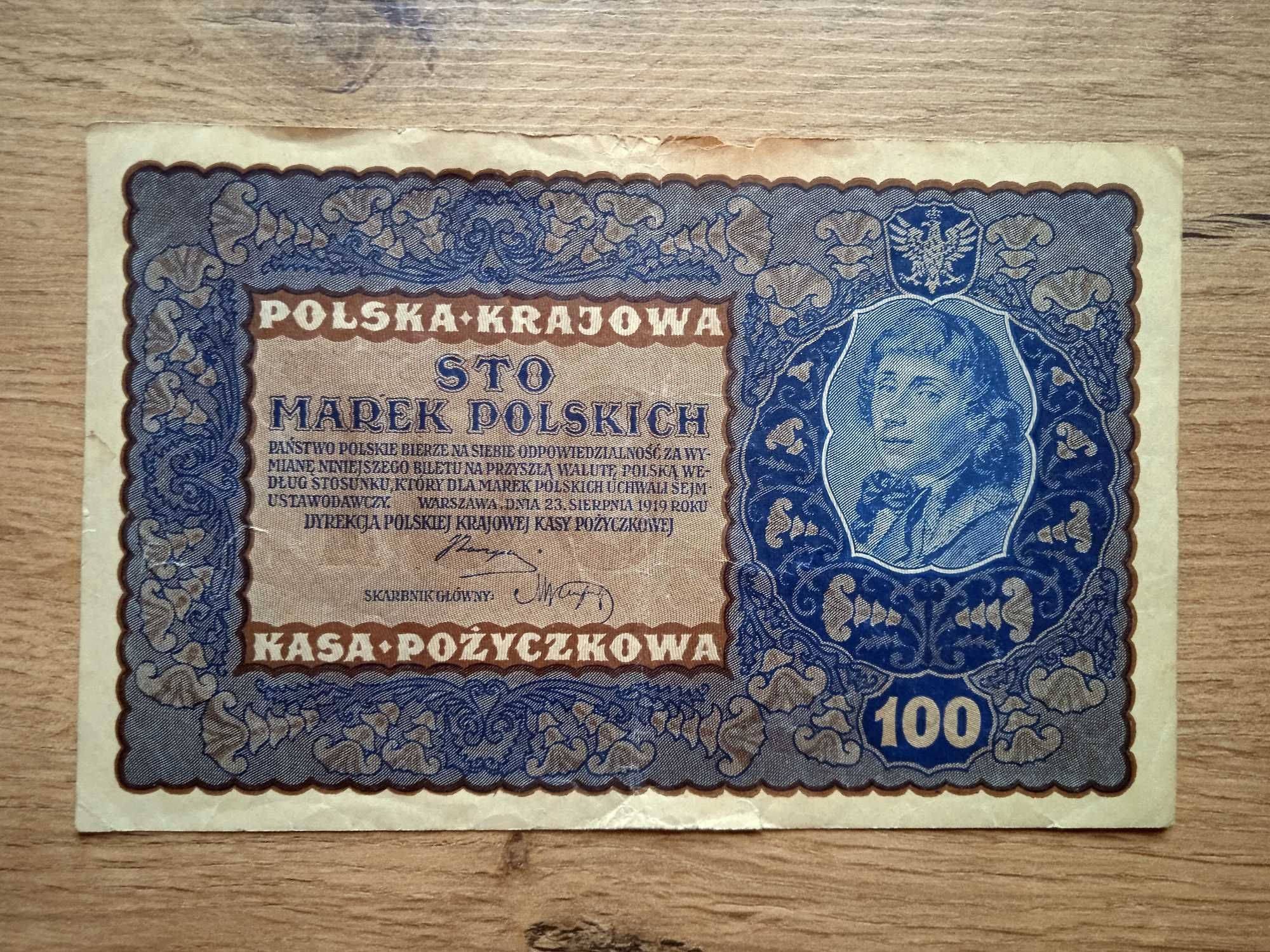 100 Marek  1919  -  IH Serja G  -