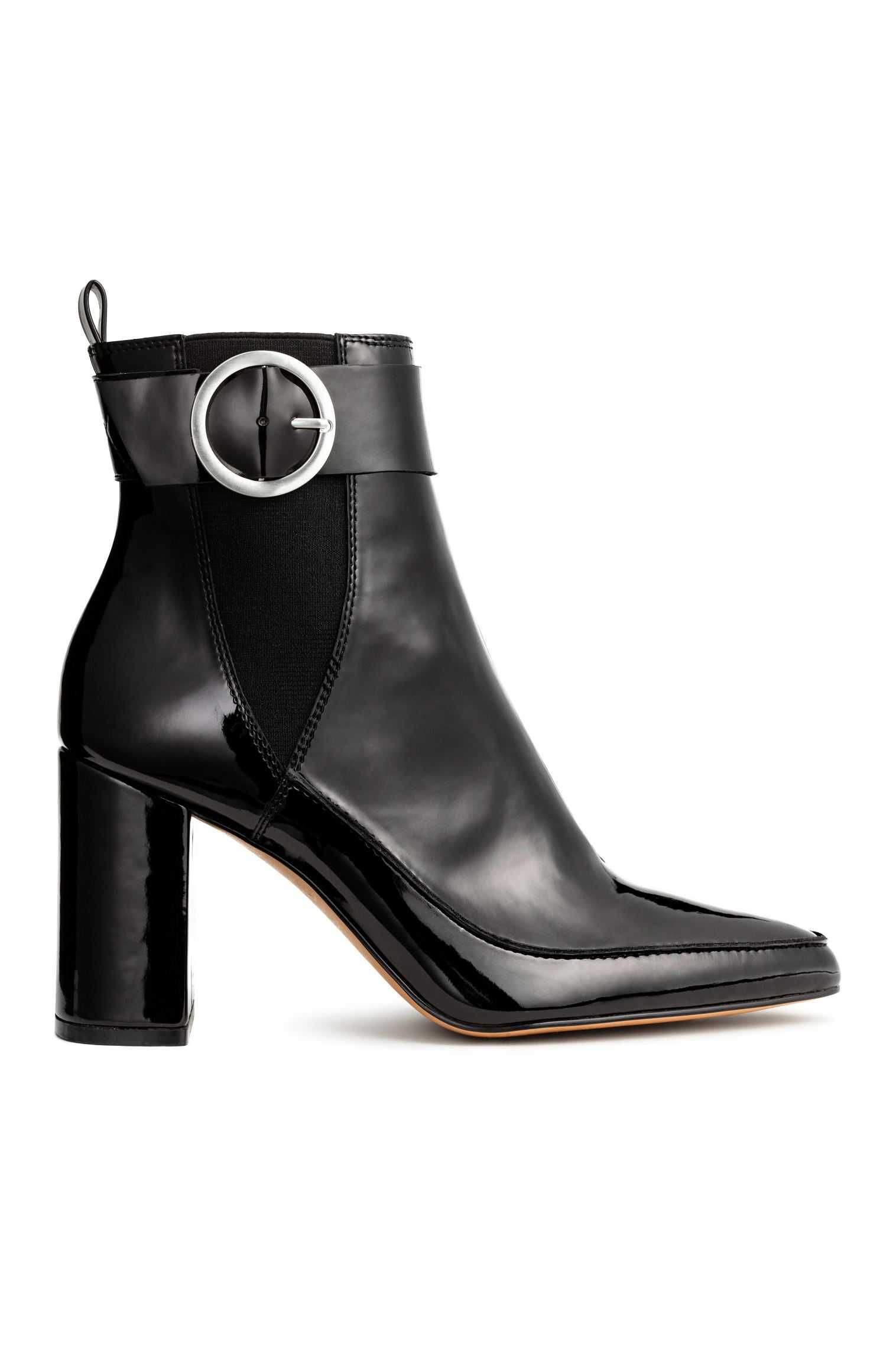 Lakierowane botki H&M rozmiar 40 NOWE
