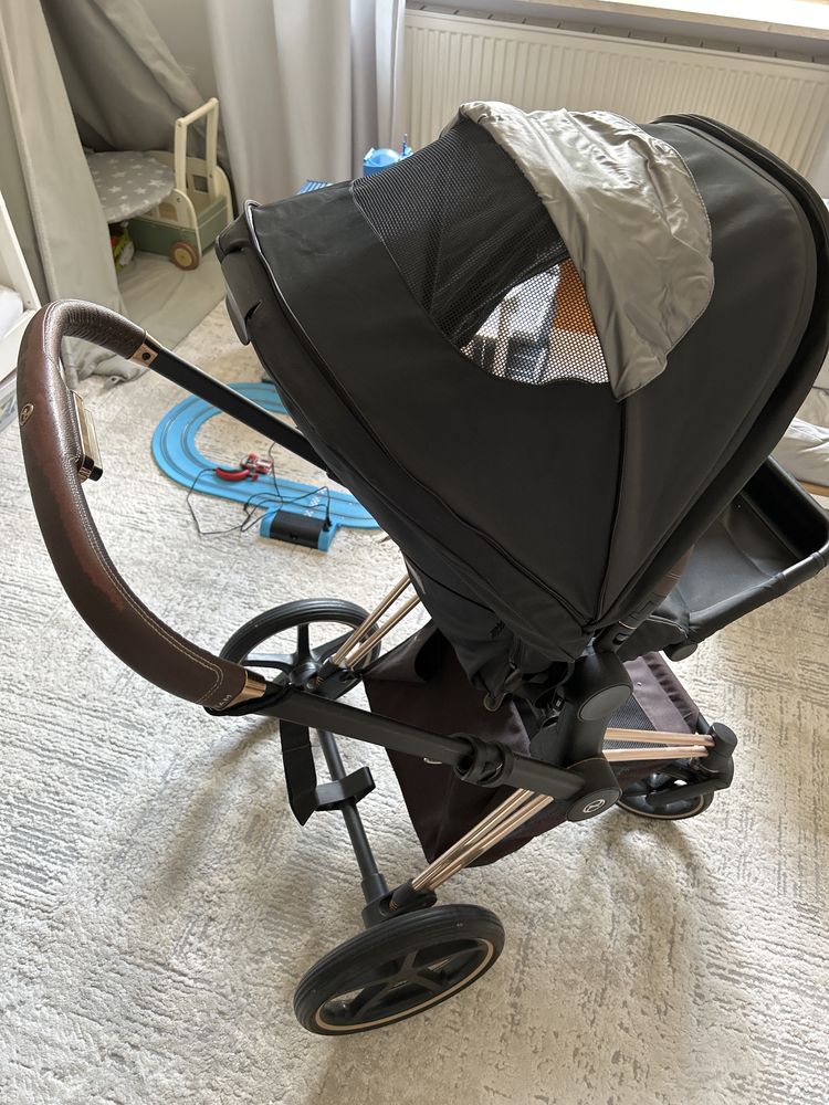 Cybex Priam 2.0 rose gold , spacerówka + gondola