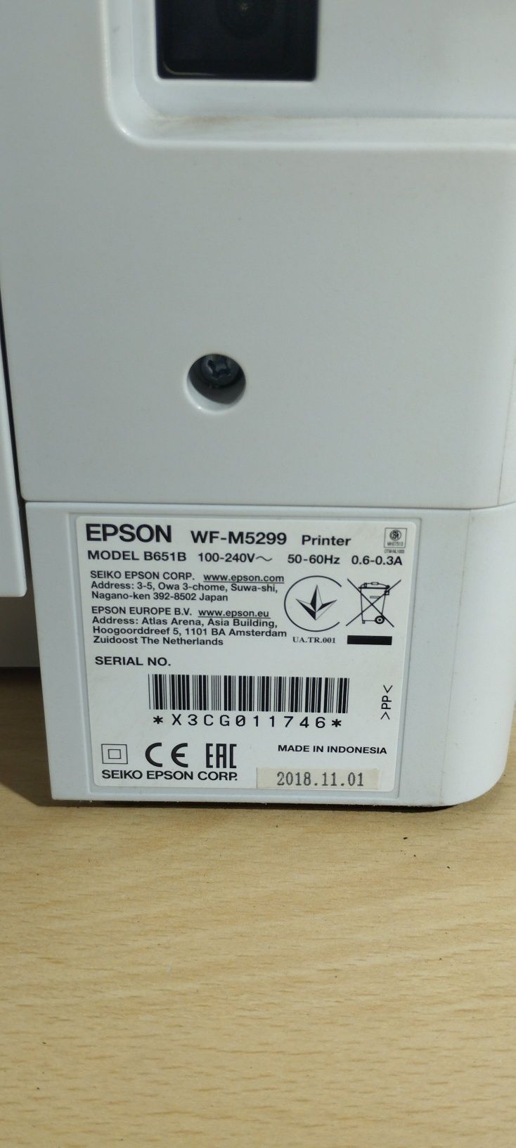 Принтер Epson WorkForce Pro WF-M5299