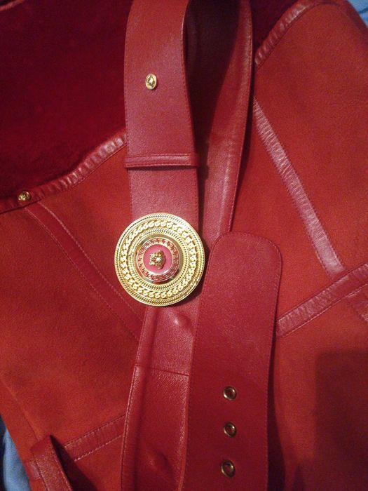 Дублёнка  Версаче! Оригинал .Дорогая роскошь !