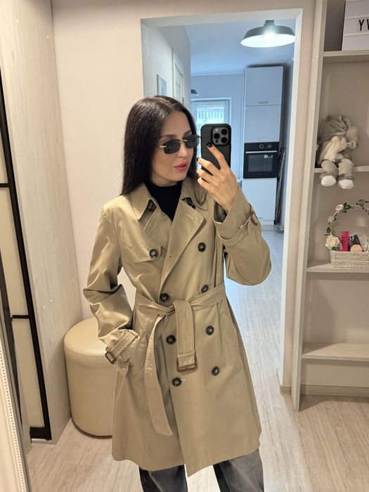 Бежевий італійський тренч Мах Mara, пальто,плащ,куртка