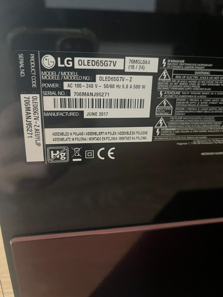 LG OLED 4K 65 polegadas