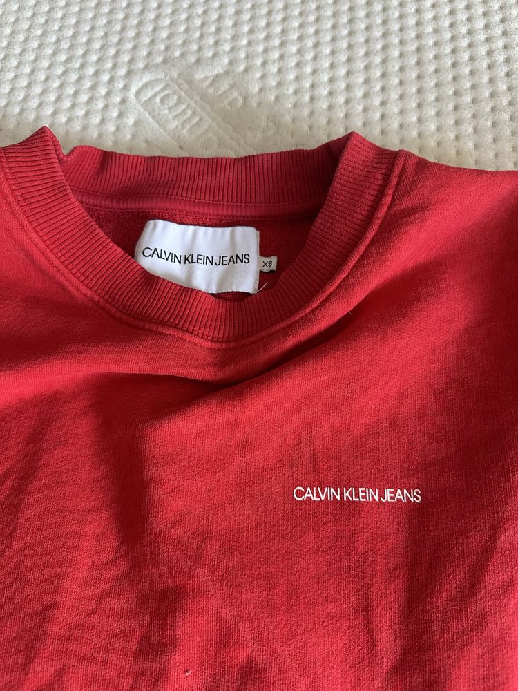 Bluza Tunika.  Calvin klein xs czerwona