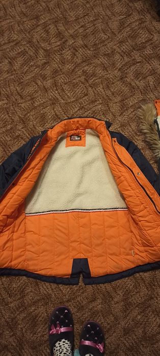 Зимова тепла куртка парка на підлітка