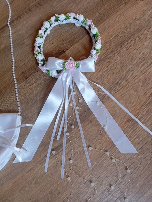 Wianek komunijny plus  dodatki