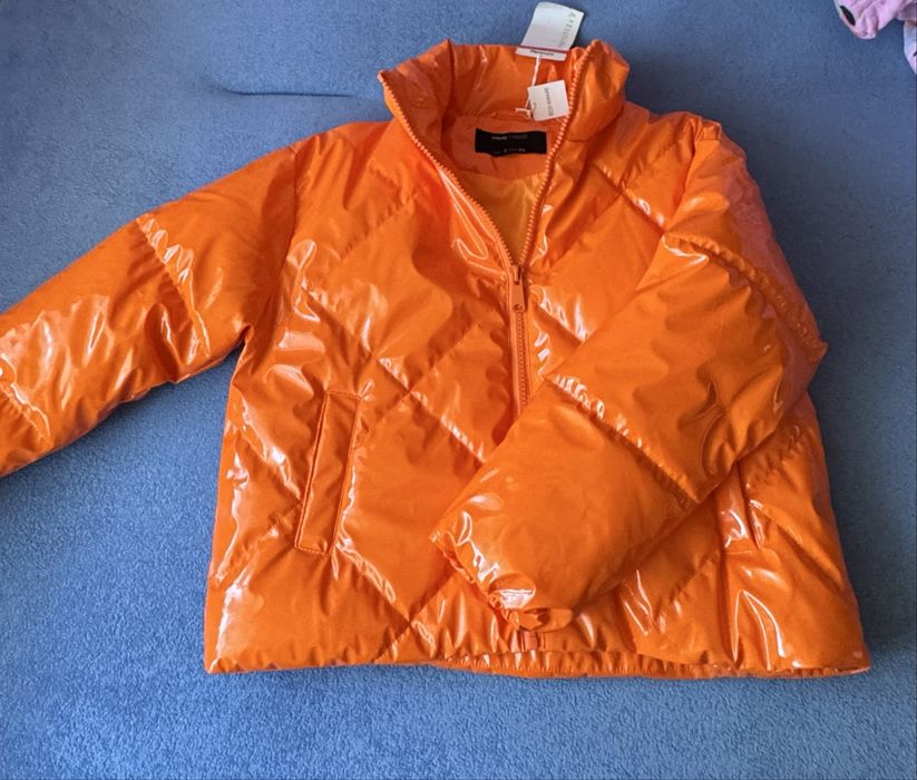 Kurtka lakierowana zimowa Sinsay r.S