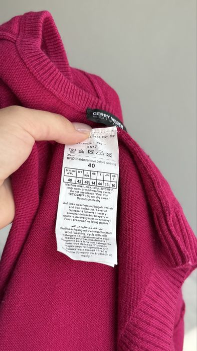 Пуловер+кардиган 2 в 1 GERRY WEBER М/L шовк/кашемір