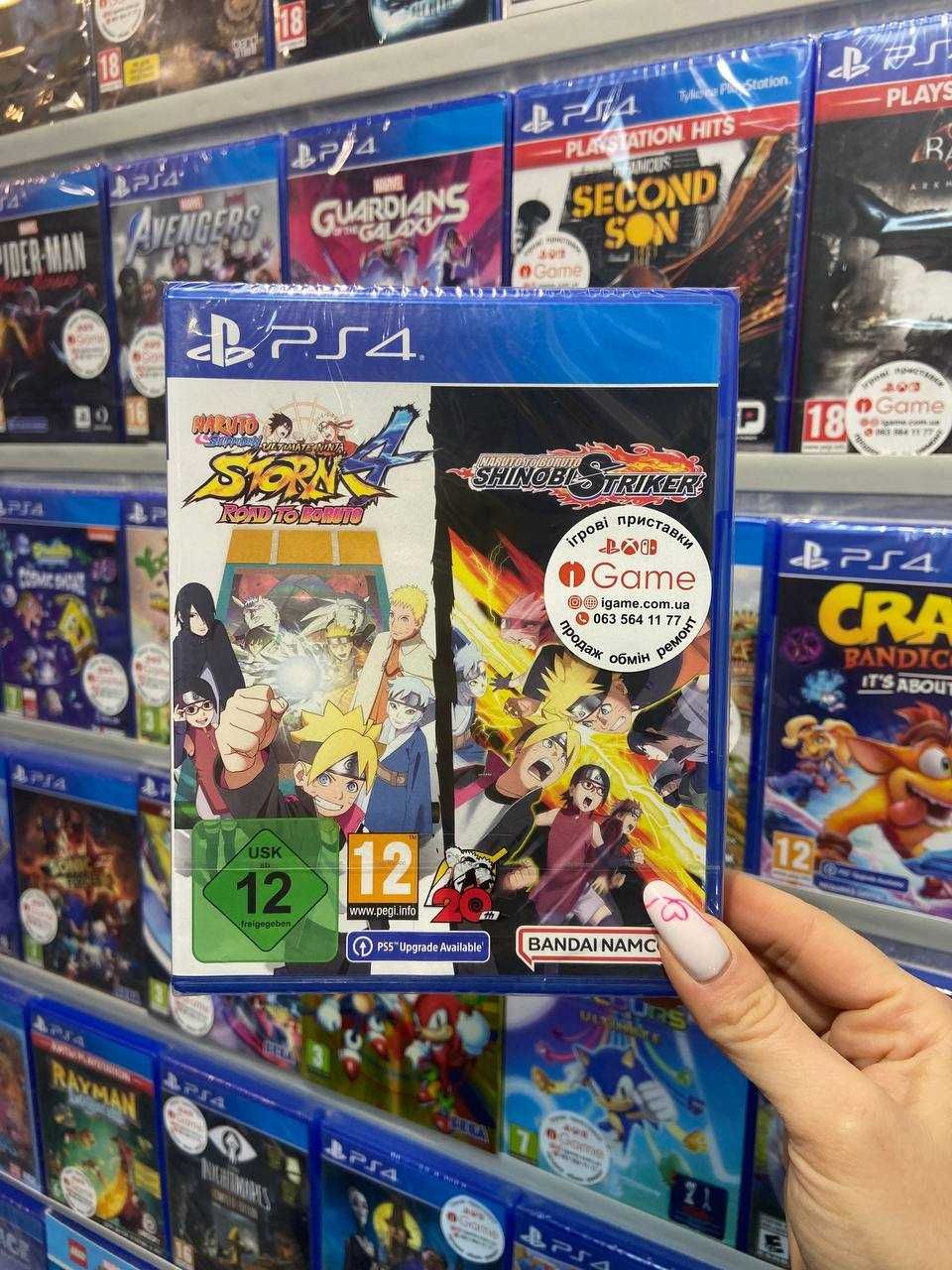 Naruto Shippuden: Ultimate Ninja STORM 4 & Shinobi Striker PS4 igame