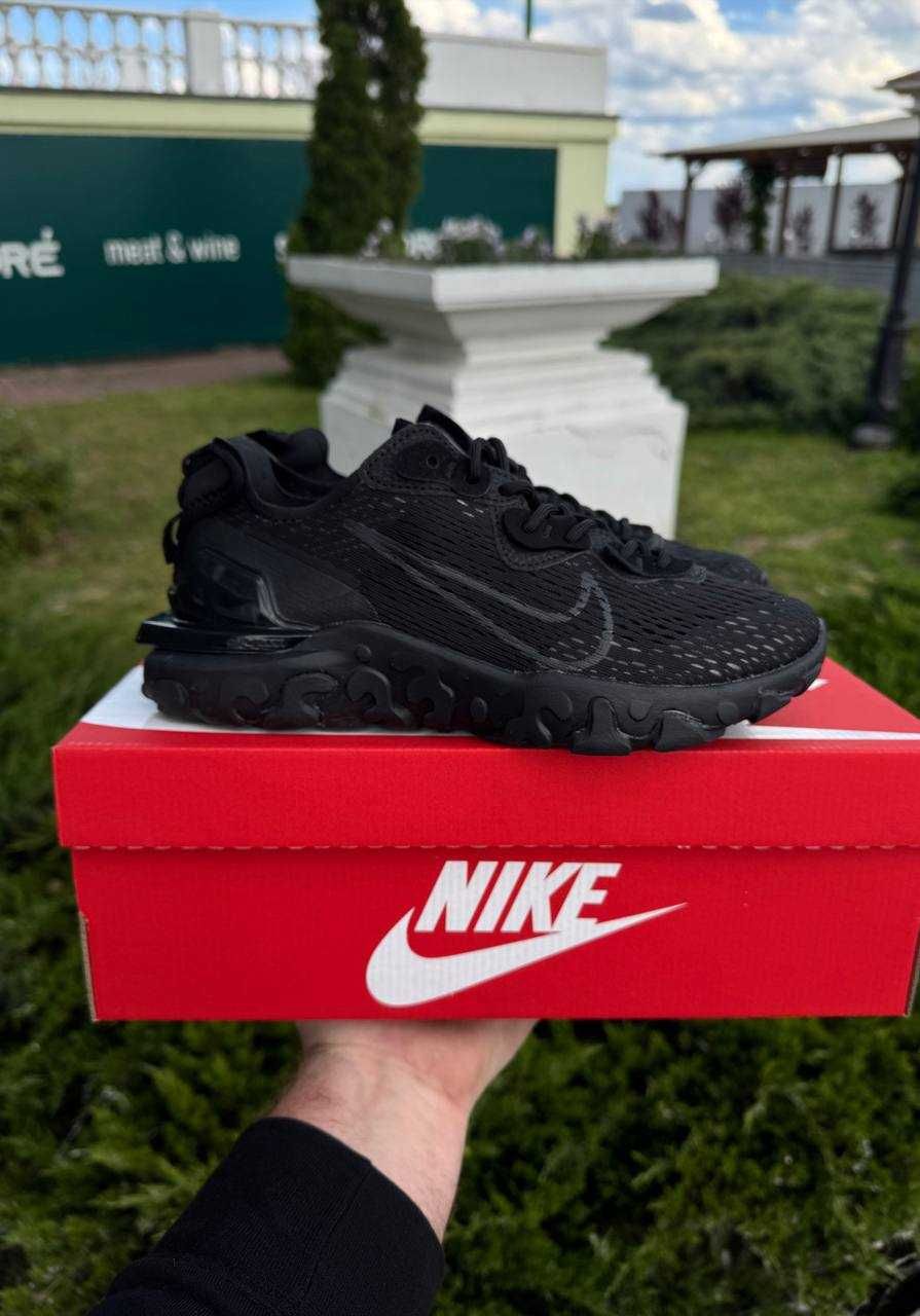 АКЦІЯ! Nike React Vision Black 40 41 42 43 44 45 найк реакт