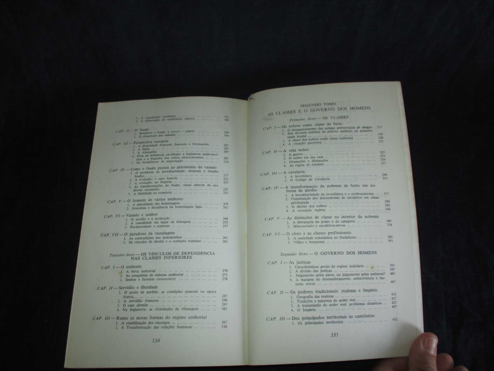 Livro A Sociedade Feudal Marc Bloch Edições 70