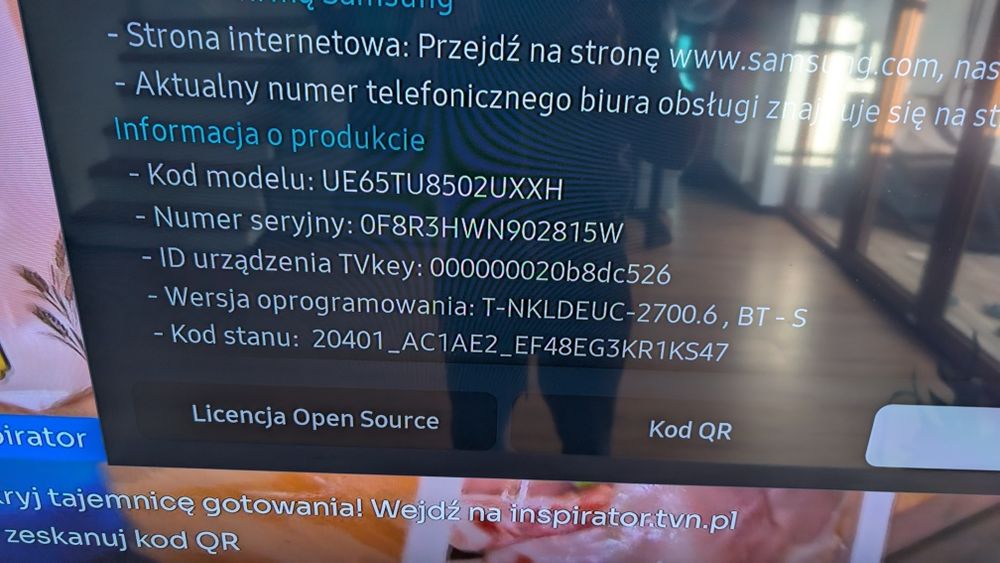 Telewizor Samsung 65" 4K Smart TV