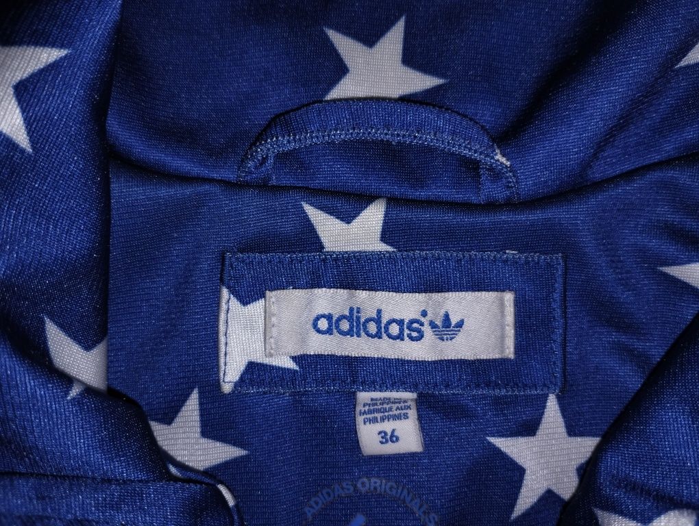 Bluza damska Adidas 36 S originals oldschool gwiazdy