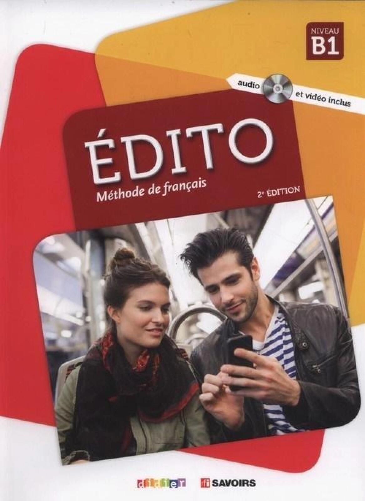 Edito B1 Methode de francais + CD Didier Marion Dufour, Julie Mainguet