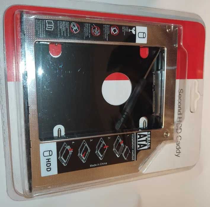 dodatkowy dysk w laptopie zamiast starego DVD / CD
