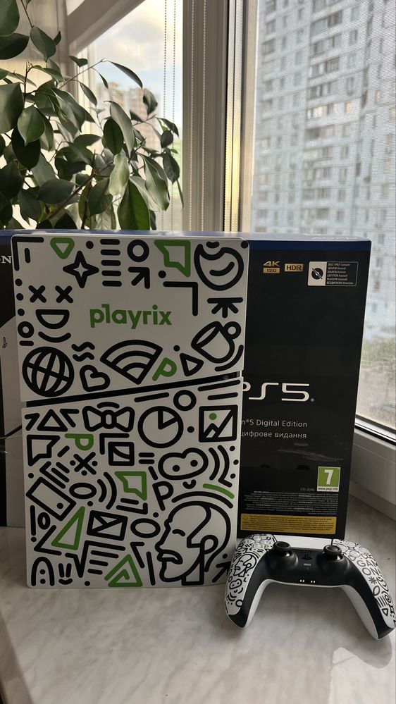 PlayStation 5 Digital Edition + Зовнішній дисковод у подарунок | Нова