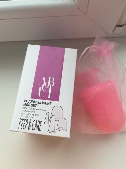 Набір банок для масажу новий