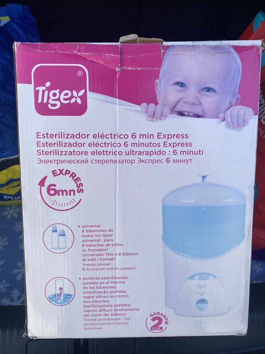 Esterilizador electrico de biberões Tigex