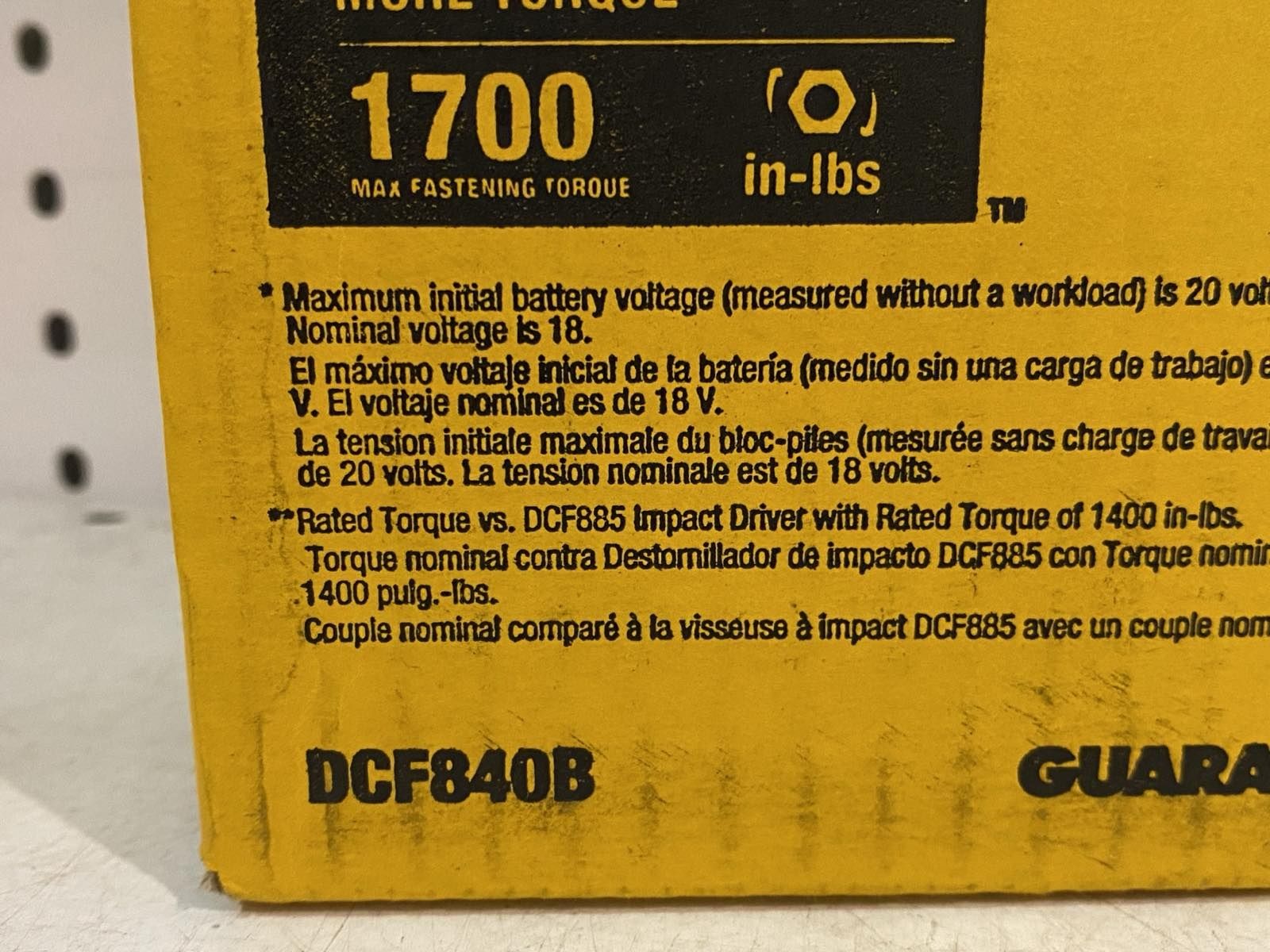 DeWalt DCF840 20V Max Brushless шуруповерт гайковерт 192 Нм Оригінал
