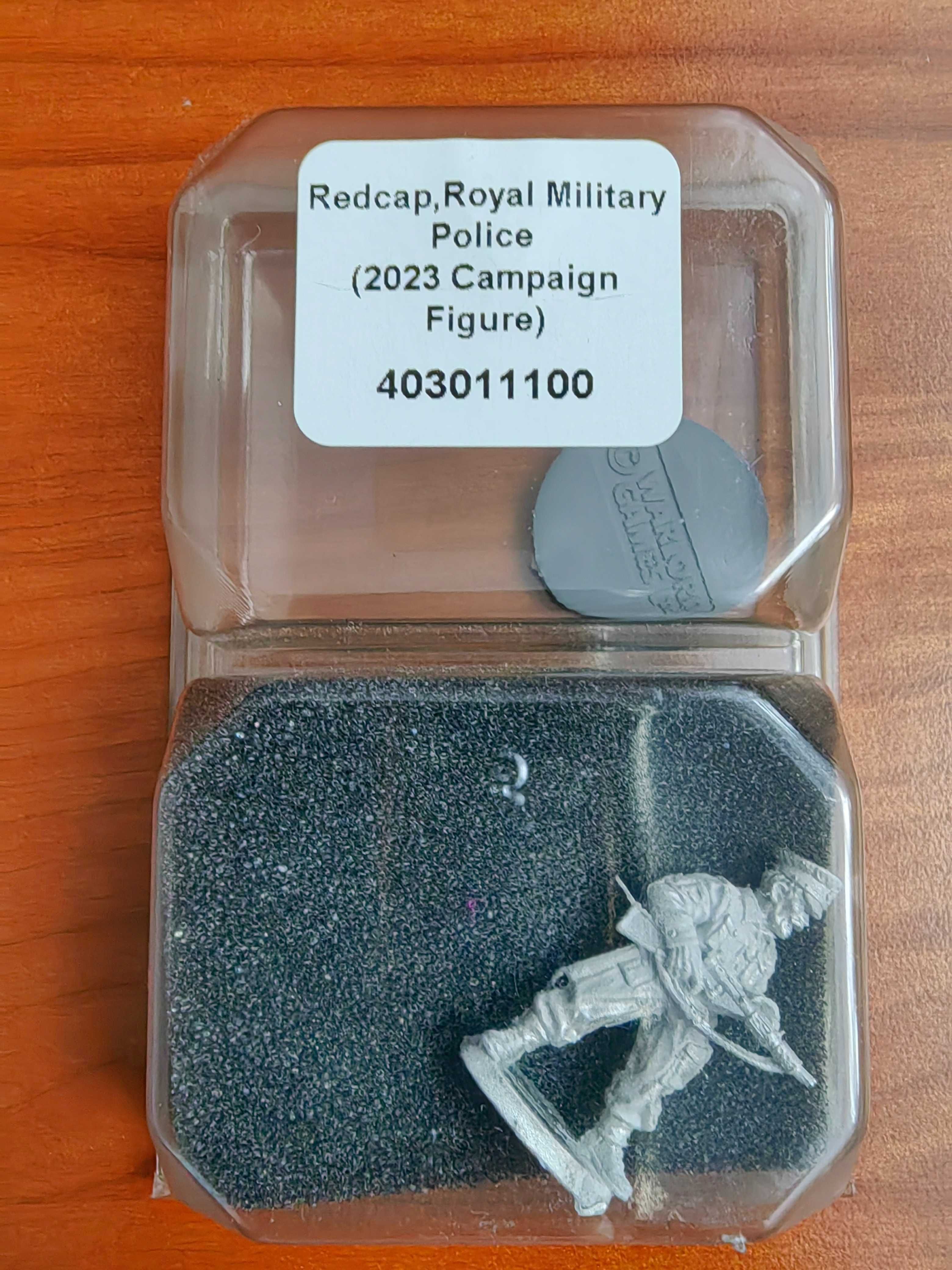 Bolt Action Redcap Royal Military 2023 Campaign limited edition figure