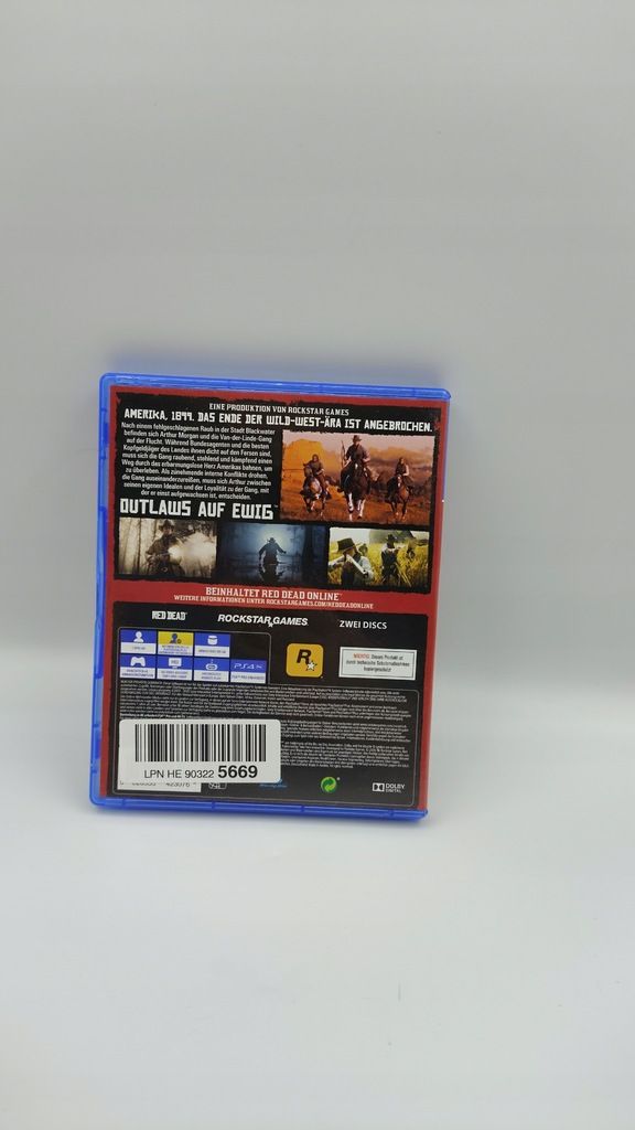 GRA Red Dead Redemption 2 gra gry w wersji standardowej na PS4płyta