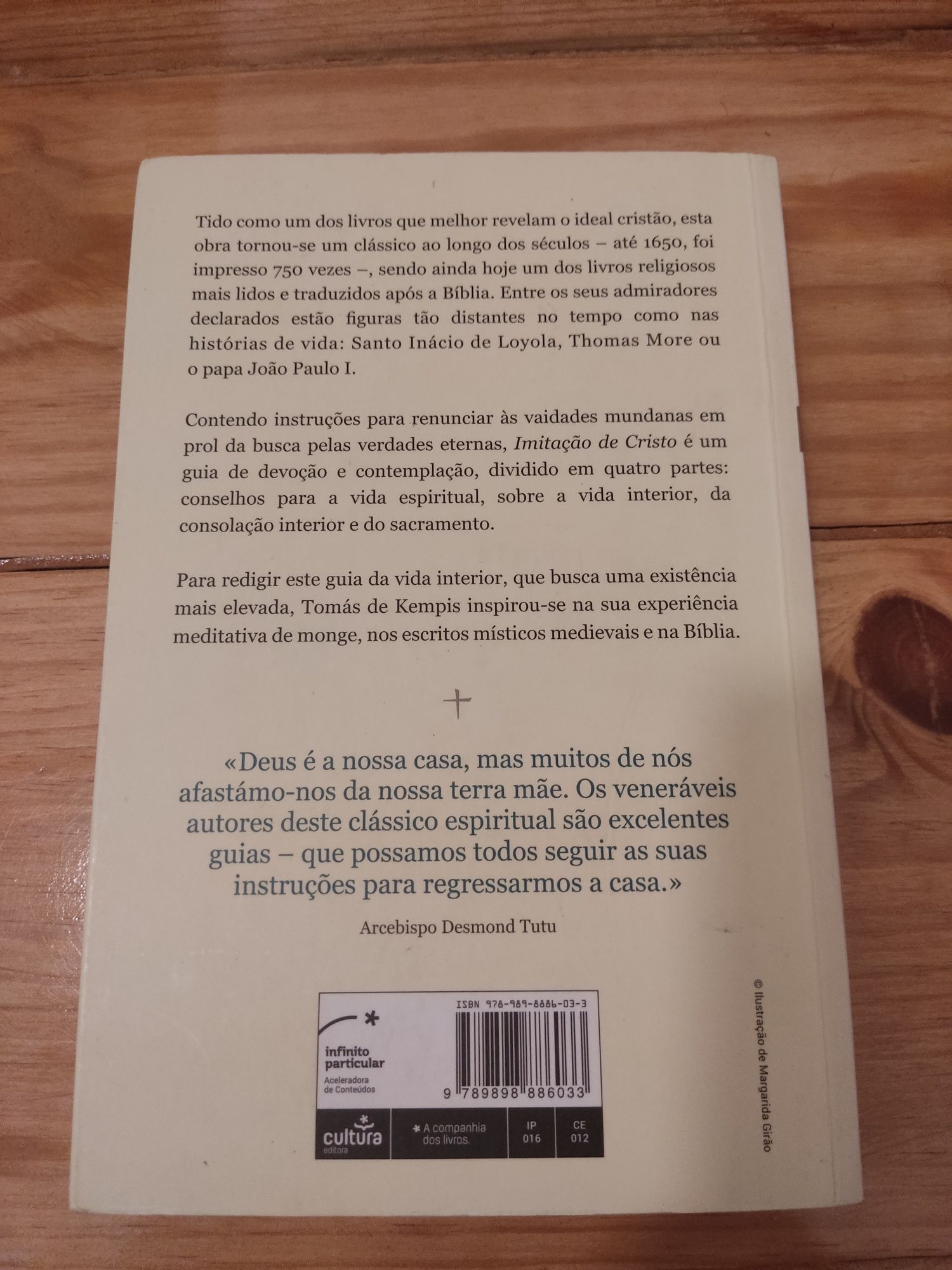 Livro "A Imitação de Cristo"