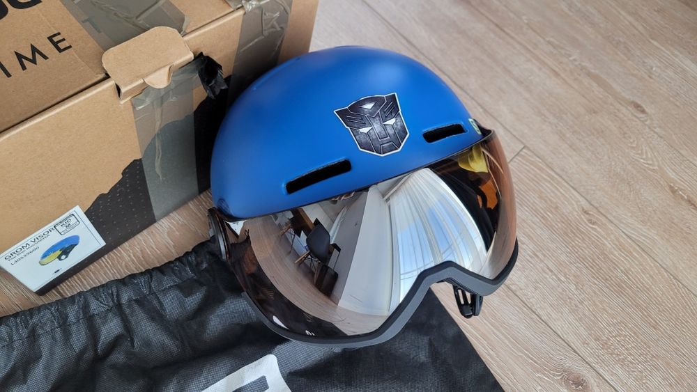 Kask narciarski dziecięcy junior Salomon Grom Visor z goglami 53-56cm