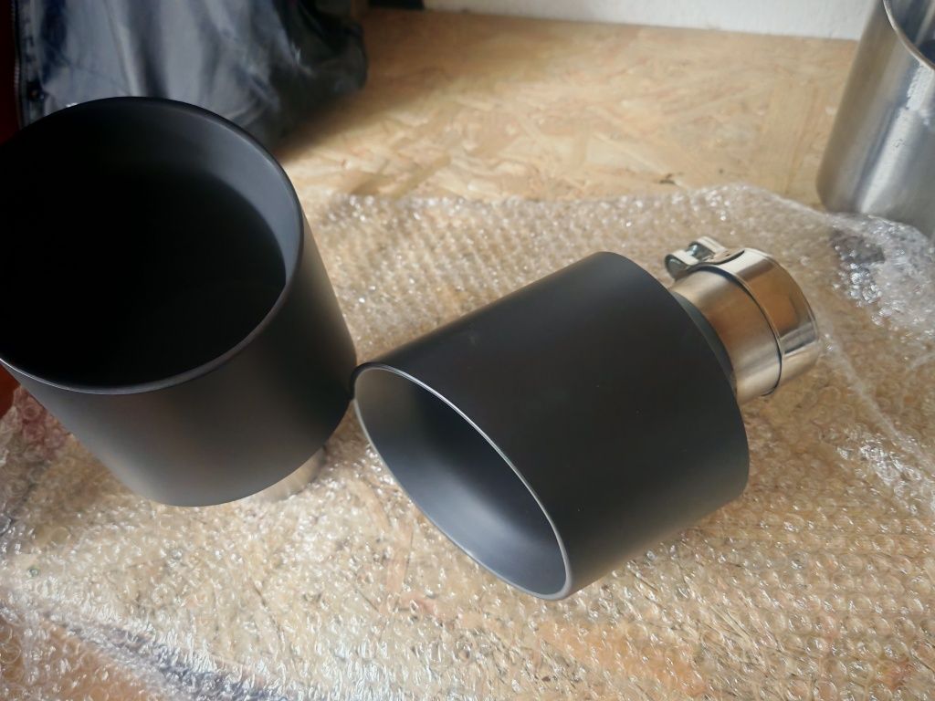 Końcówki wydechu stal nierdzewna tłoczone custom 101, 114 129mm