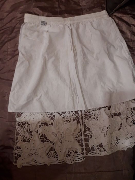 Ажурная натуральная юбка
