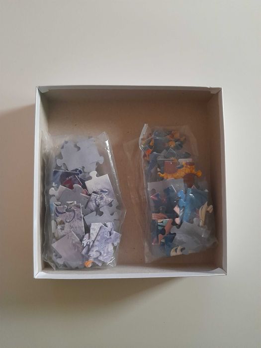 TREFL Puzzle x2 Disney Kraina Lodu Elsa i Anna 100 elementów