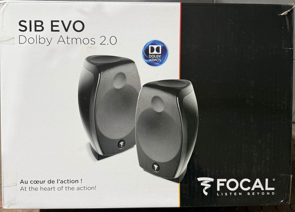 Focal Sib Evo Atmos 2.0 - Par + suportes + cabo