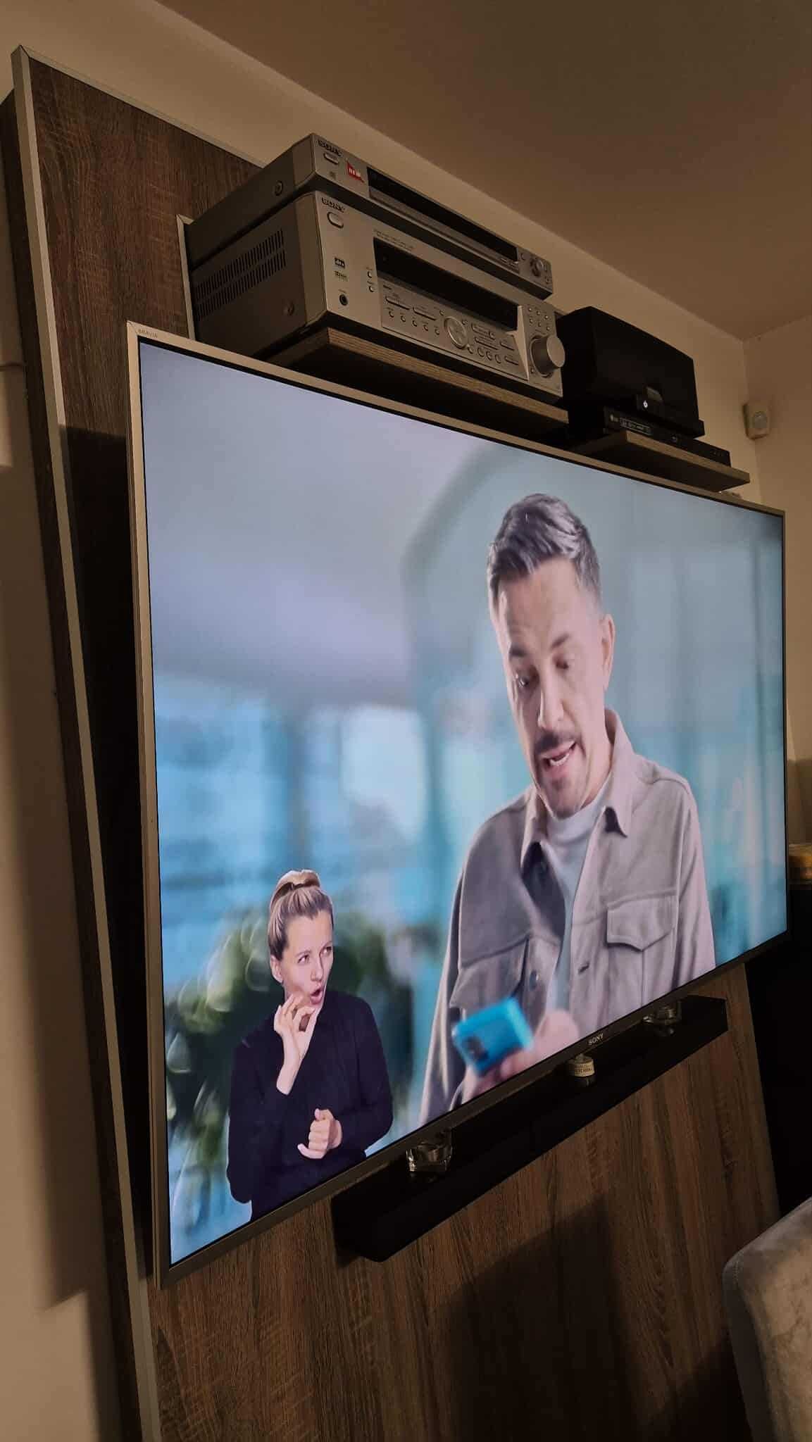 Telewizor LED SONY 65 cali model KD-65XE8577 grubość tylko 1 cm